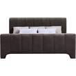 Bowery Hill Contemporary Soft Brown Chenille Fabric Full Bed