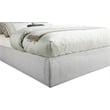 Bowery Hill Contemporary Upholstered Grey Linen Textured Fabric Full Bed