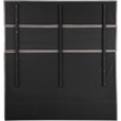 Bowery Hill Contemporary Upholstered Taupe Linen Textured Fabric King Bed