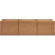 Bowery Hill Contemporary 3-Piece Saddle Corduroy Performance Fabric Modular Sofa