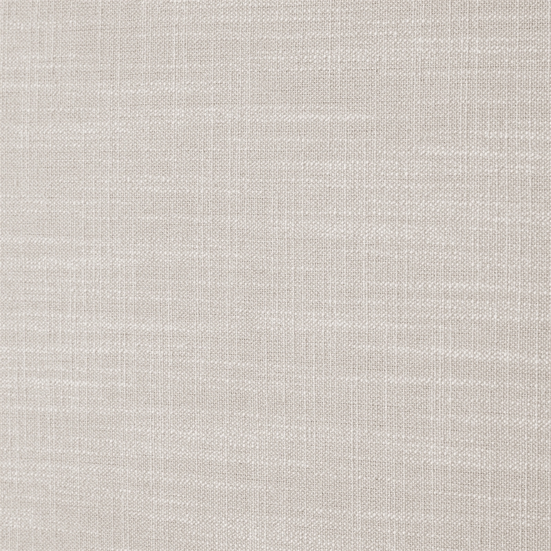 Bowery Hill Contemporary Cream Linen Textured Fabric Twin Bed