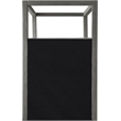 Bowery Hill Contemporary Grey Linen Textured Fabric Twin Bed