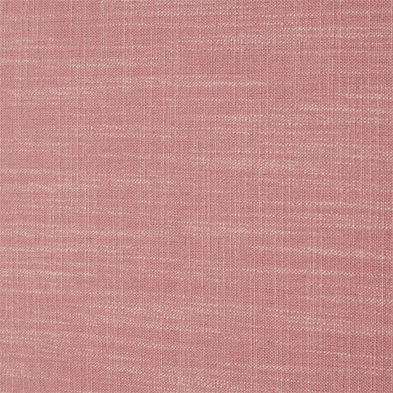 Bowery Hill Contemporary Pink Linen Textured Fabric Queen Bed
