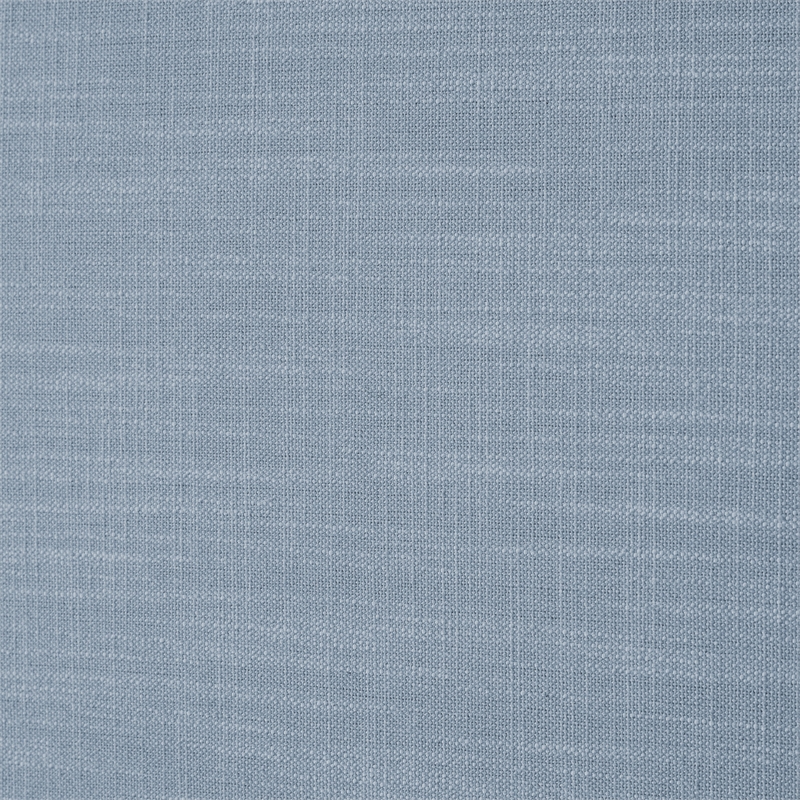 Bowery Hill Contemporary Sky Blue Linen Textured Fabric Twin Bed
