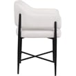 Bowery Hill Contemporary Cream Polyester Dining Chair (Set of 2)