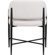 Bowery Hill Contemporary Cream Polyester Dining Chair (Set of 2)