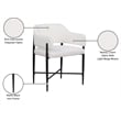 Bowery Hill Contemporary Cream Polyester Dining Chair (Set of 2)