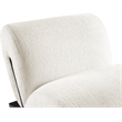 Bowery Hill Contemporary Soft Cream Upholstered Accent Chair