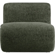Bowery Hill Contemporary Soft Green Upholstered Accent Chair