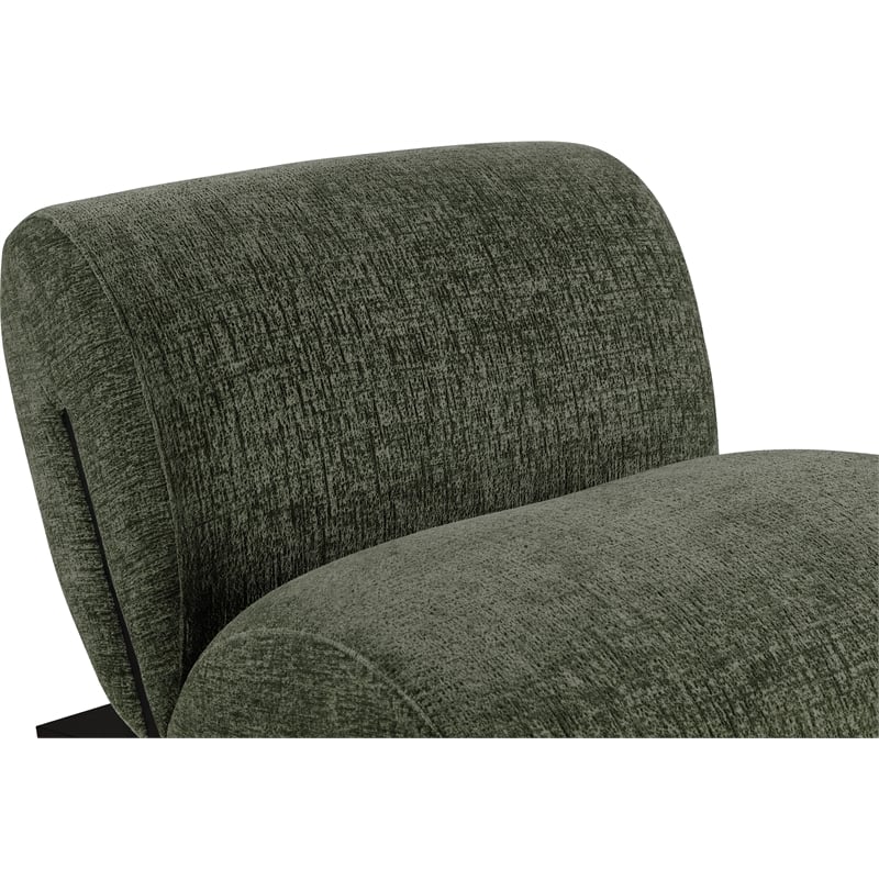 Bowery Hill Contemporary Soft Green Upholstered Accent Chair