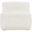 Bowery Hill Contemporary Soft Cream Upholstered Accent Chair