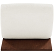 Bowery Hill Contemporary Soft Cream Upholstered Accent Chair