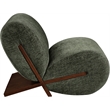 Bowery Hill Contemporary Soft Green Upholstered Accent Chair