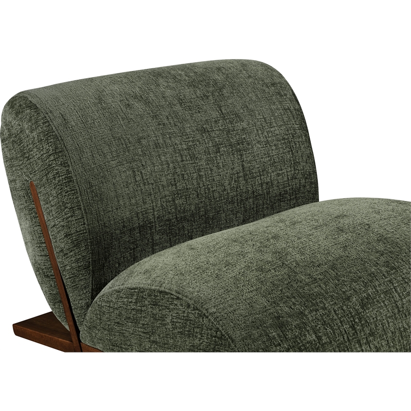 Bowery Hill Contemporary Soft Green Upholstered Accent Chair