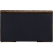 Bowery Hill Contemporary Brown Durable Velvet King Fully Slatted Bed