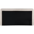 Bowery Hill Contemporary Rich Beige Fabric Upholstered Queen Bed