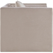 Bowery Hill Contemporary Beige Chenille Fabric Upholstered Chair