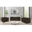 Bowery Hill Contemporary Brown Chenille Fabric Upholstered Chair