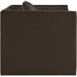 Bowery Hill Contemporary Brown Chenille Fabric Upholstered Chair