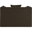 Bowery Hill Contemporary Brown Chenille Fabric Upholstered Chair