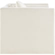 Bowery Hill Contemporary Cream Chenille Fabric Upholstered Chair