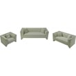 Bowery Hill Contemporary Mint Chenille Fabric Upholstered Chair