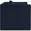 Bowery Hill Contemporary Navy Chenille Fabric Upholstered Chair