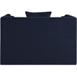 Bowery Hill Contemporary Navy Chenille Fabric Upholstered Chair