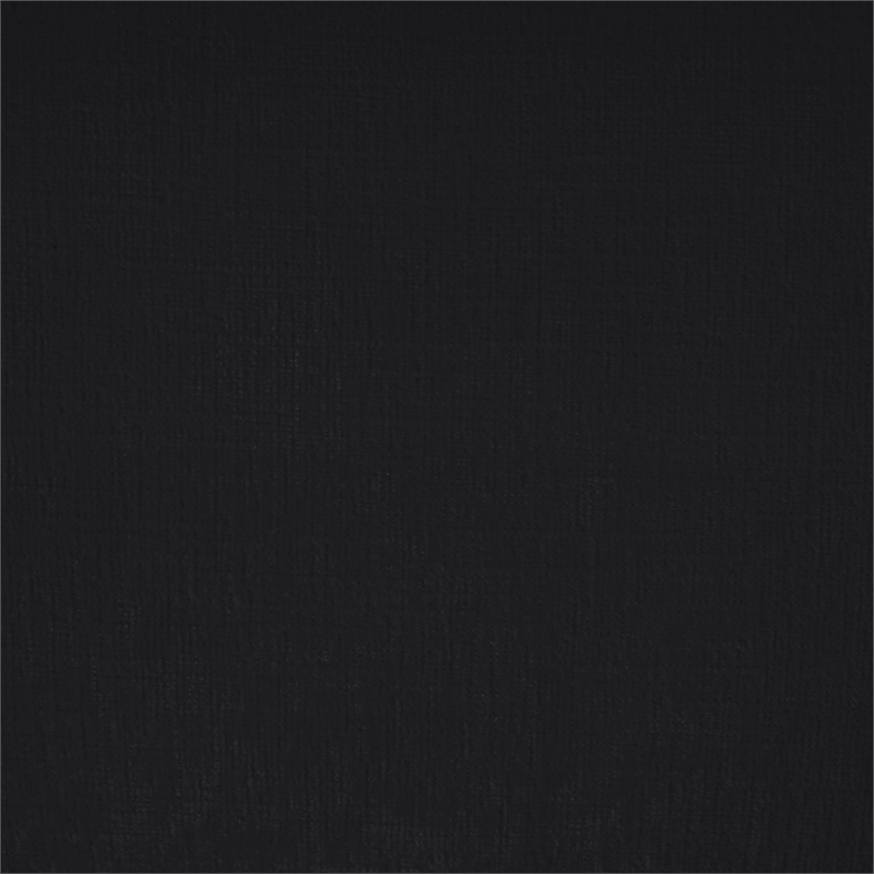 Bowery Hill Contemporary Black Chenille Fabric Upholstered Sofa