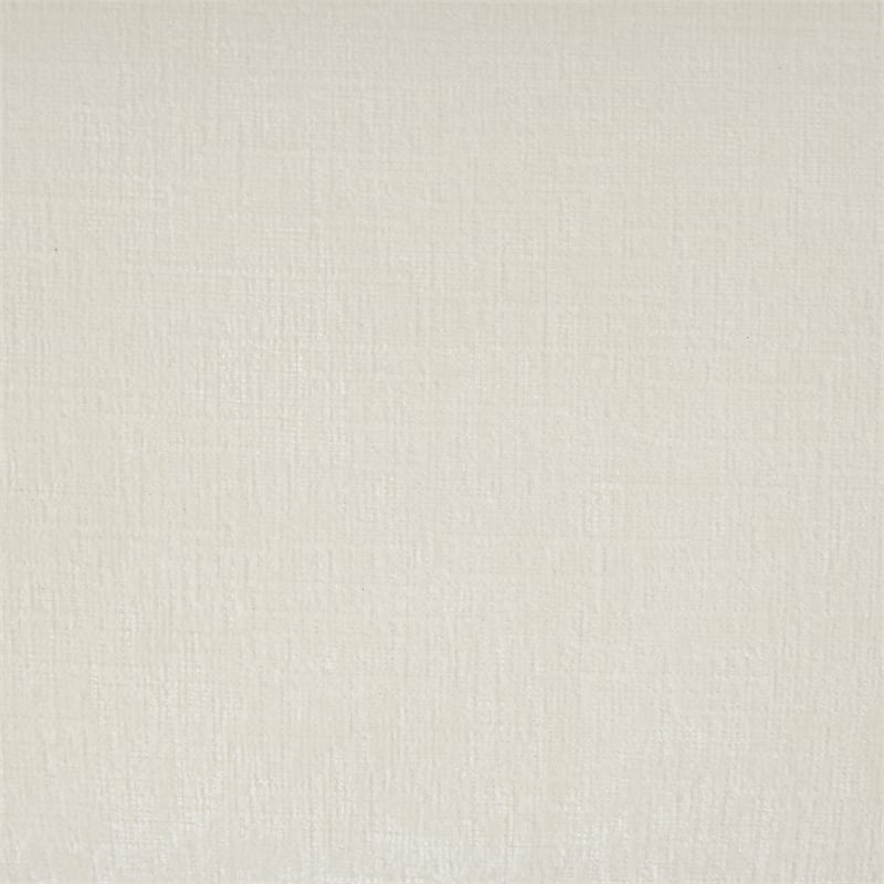 Bowery Hill Contemporary Cream Chenille Fabric Upholstered Sofa