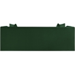 Bowery Hill Contemporary Green Chenille Fabric Upholstered Sofa