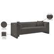 Bowery Hill Contemporary Grey Chenille Fabric Upholstered Sofa