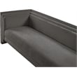 Bowery Hill Contemporary Grey Chenille Fabric Upholstered Sofa