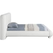 Bowery Hill Contemporary Rich Cream Fabric Upholstered Twin Bed