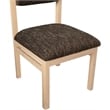 Bowery Hill Contemporary Brown Linen Textured Fabric Dining Chair (Set of 2)