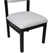 Bowery Hill Contemporary Grey Linen Textured Fabric Dining Chair (Set of 2)