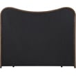 Bowery Hill Contemporary Beige Linen Textured Fabric Upholstered Queen Bed