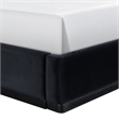 Bowery Hill Contemporary Black Durable Velvet Upholstered King Bed