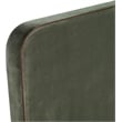 Bowery Hill Contemporary Green Durable Velvet Upholstered Full Bed