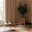 Bowery Hill Contemporary Cognac Vegan Leather Upholstered Accent Chair