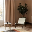 Bowery Hill Contemporary Cream Vegan Leather Upholstered Accent Chair