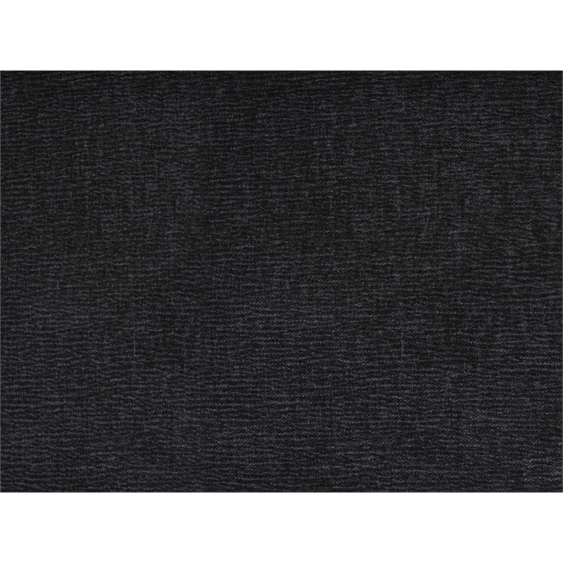 Bowery Hill Contemporary Black Chenille Fabric Upholstered Chair