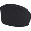 Bowery Hill Contemporary Black Chenille Fabric Upholstered Chair