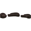Bowery Hill Contemporary Brown Chenille Fabric Upholstered Chair