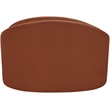 Bowery Hill Contemporary Cognac Chenille Fabric Upholstered Chair