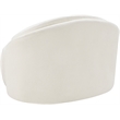 Bowery Hill Contemporary Cream Chenille Fabric Upholstered Chair