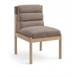 Bowery Hill Contemporary Brown Linen Textured Fabric Dining Chair (Set of 2)