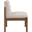 Bowery Hill Contemporary Beige Linen Textured Fabric Dining Chair (Set of 2)