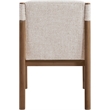 Bowery Hill Contemporary Beige Linen Textured Fabric Dining Chair (Set of 2)