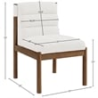 Bowery Hill Contemporary Cream Linen Textured Fabric Dining Chair (Set of 2)